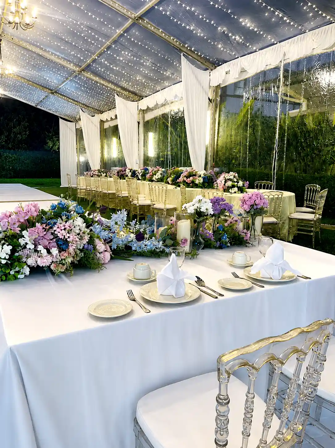 teaffani catering vip wedding buffet table setting